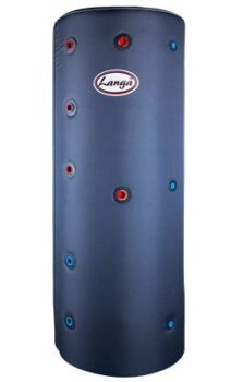 Langå akkumuleringstank 200 L med isolering og sanitetsspiral